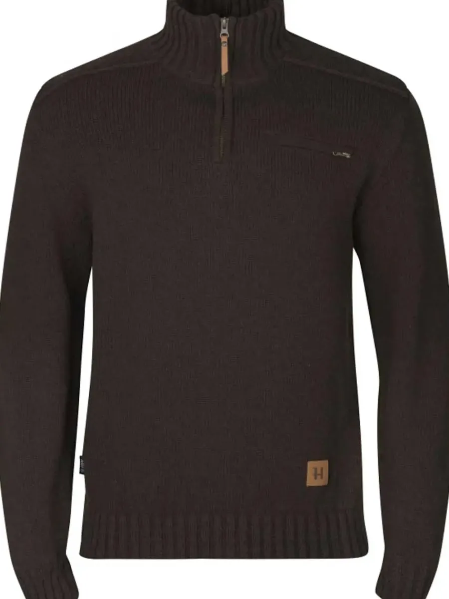 Harkila Annaboda 2.0 HSP Pullover - Mens Windstopper - Demitasse Brown