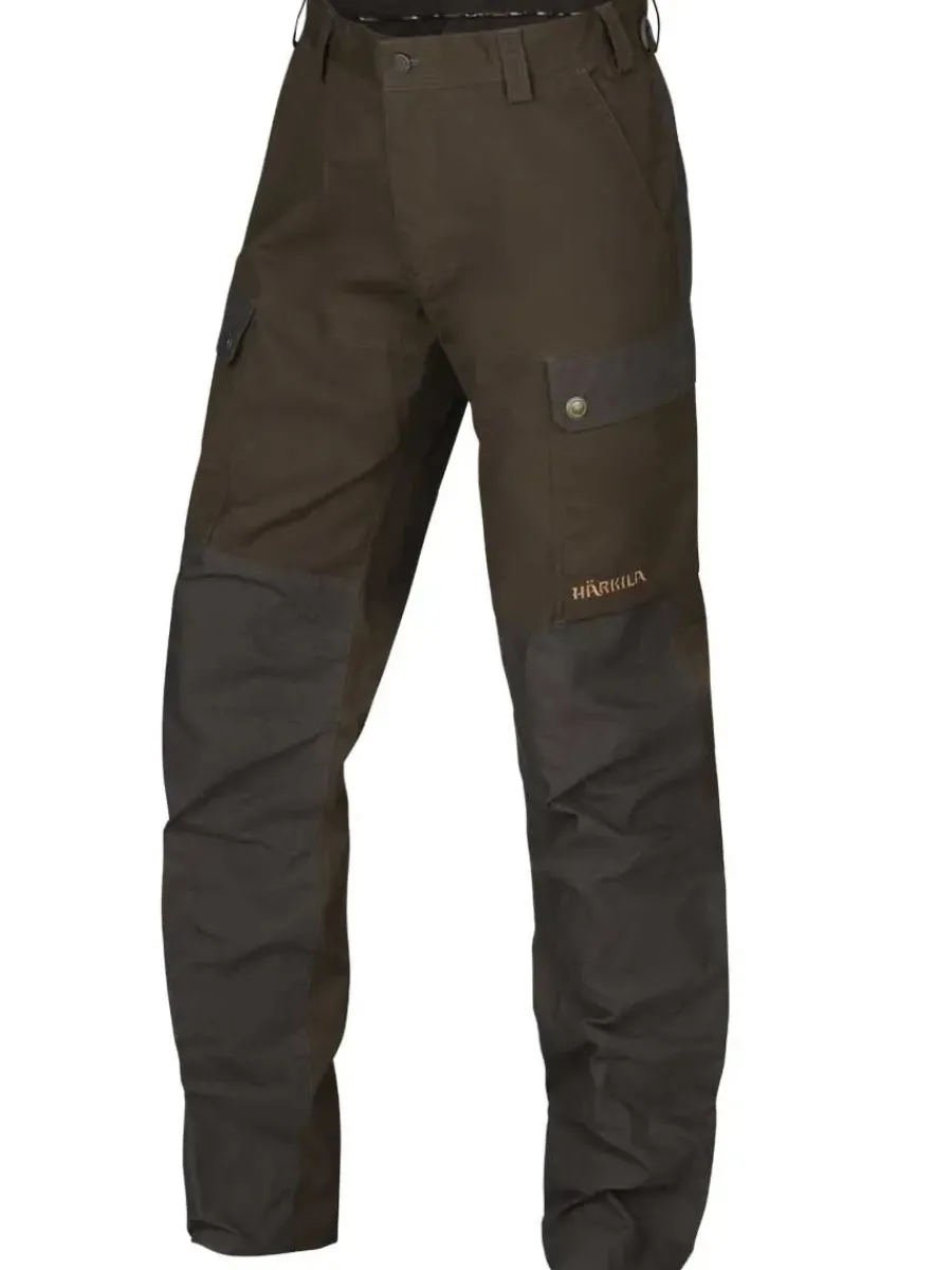 Harkila Asmund Trousers - Mens - Willow Green & Shadow brown