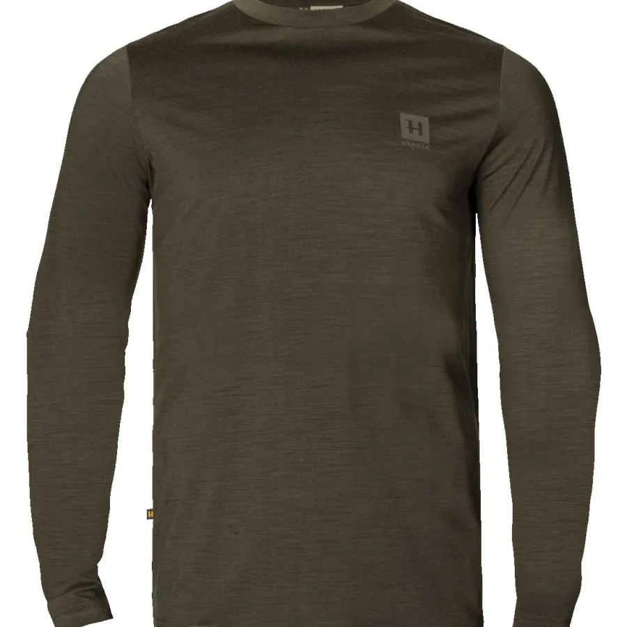 Harkila Base All Season Long Sleeve T-Shirt - Mens - Willow Green