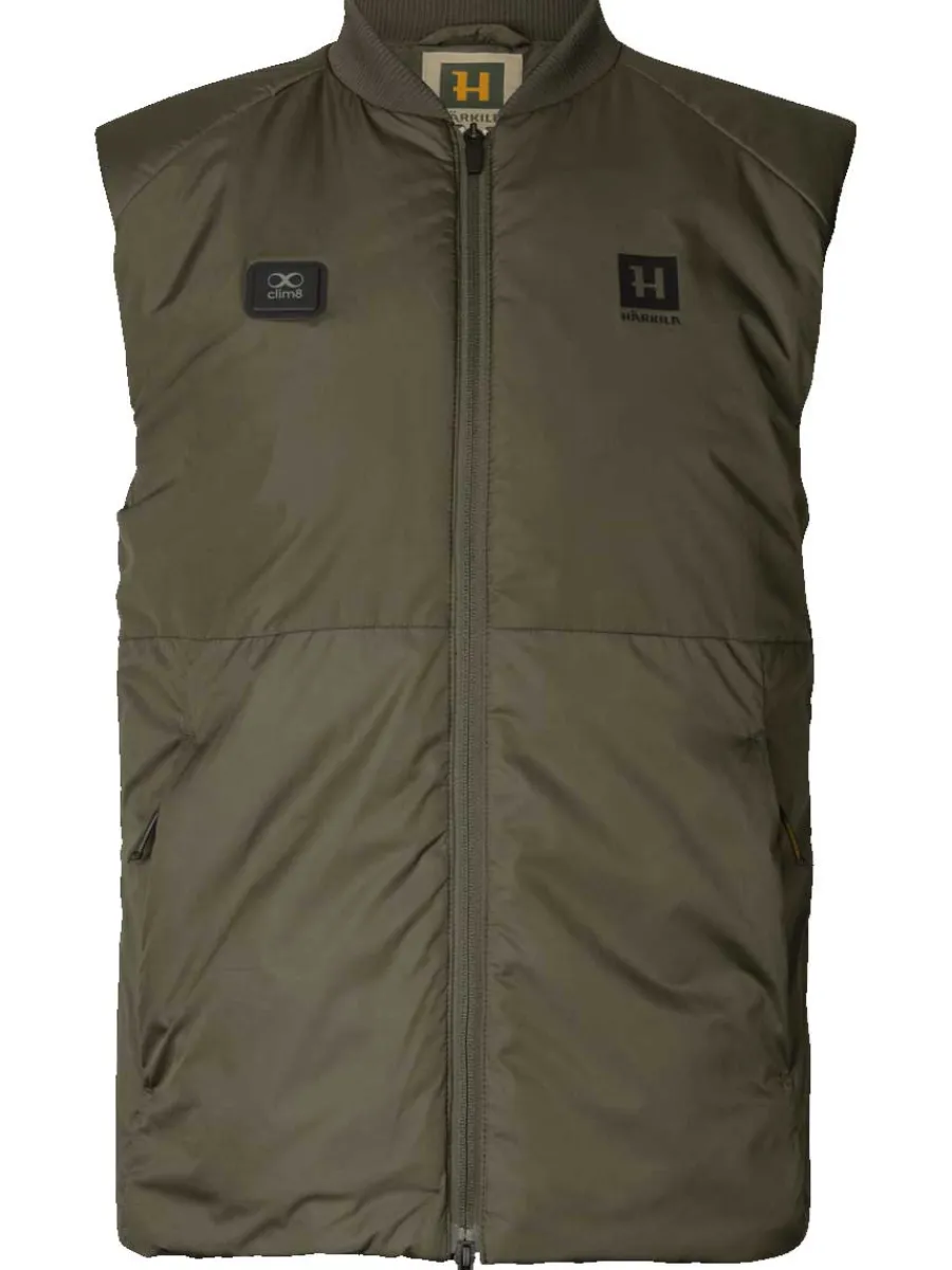 Harkila Clim8 Base Heat Control Waistcoat - Mens - Willow Green