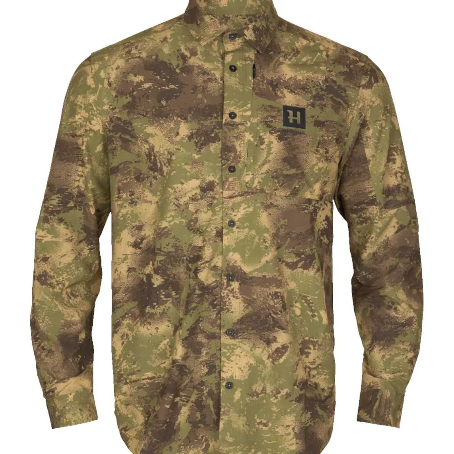 Harkila Deer Stalker Camo Long Sleeve Shirt - Mens - AXIS MSP Forest G