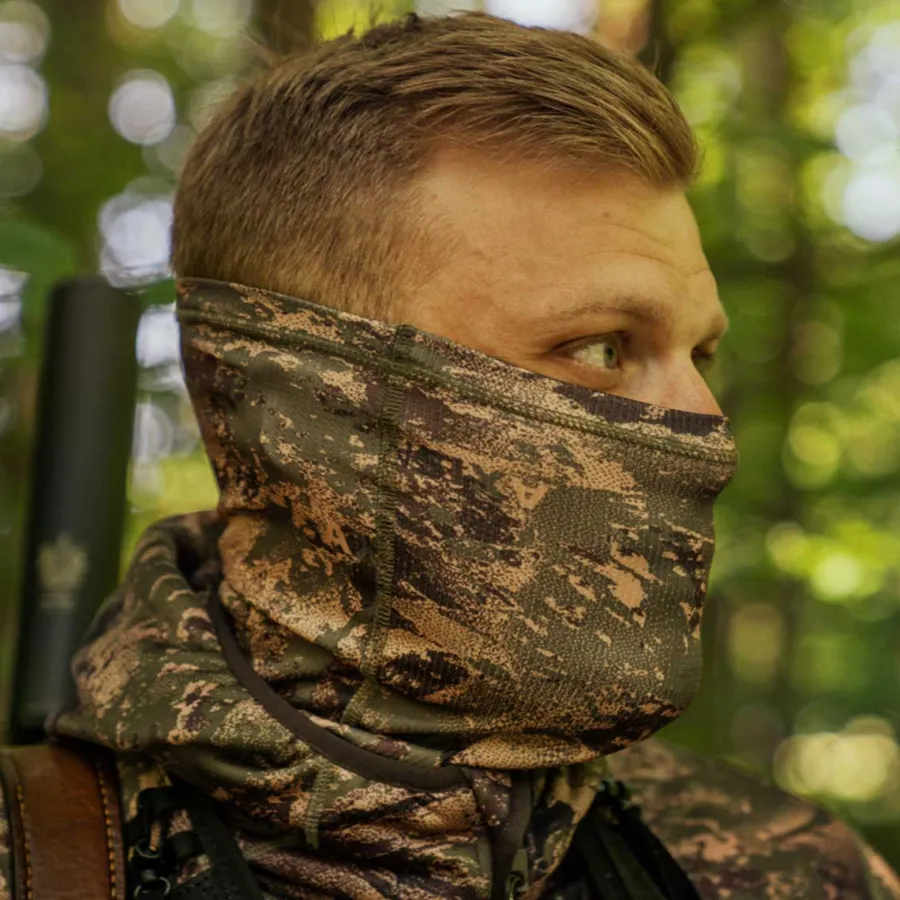 Harkila Deer Stalker Camo Neck Gaiter - AXIS MSP Forest Green