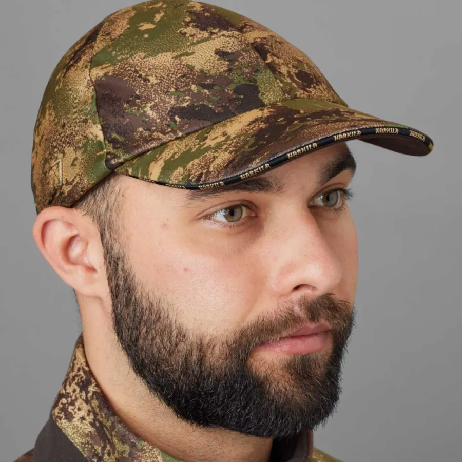 harkila_deer_stalker_camo_3-10.webp Harkila Deer Stalker Camo HWS Cap - AXIS MSP Forest Green