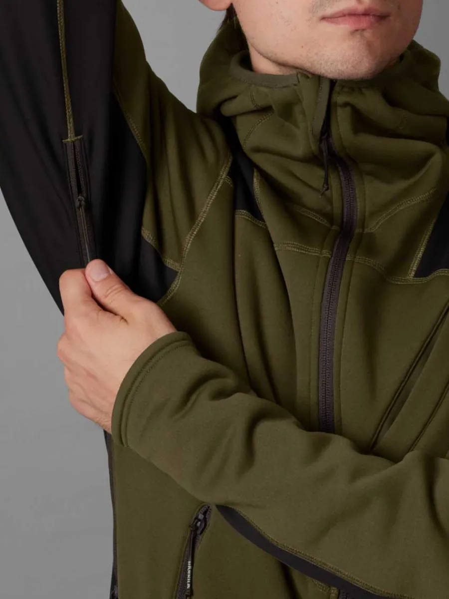 harkila_deer_stalker_flee_5.webp Harkila Deer Stalker Fleece Hoodie - Mens - Willow Green
