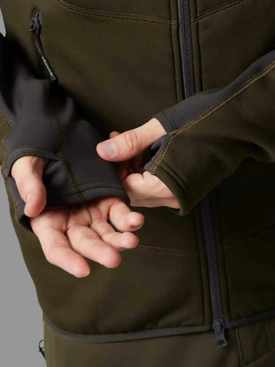 harkila_deer_stalker_flee_7.webp Harkila Deer Stalker Fleece Hoodie - Mens - Willow Green