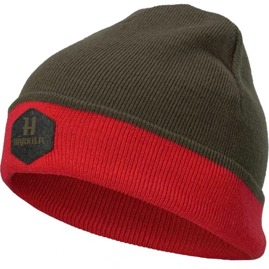 Harkila Driven Hunt Reversible Beanie - Willow Green