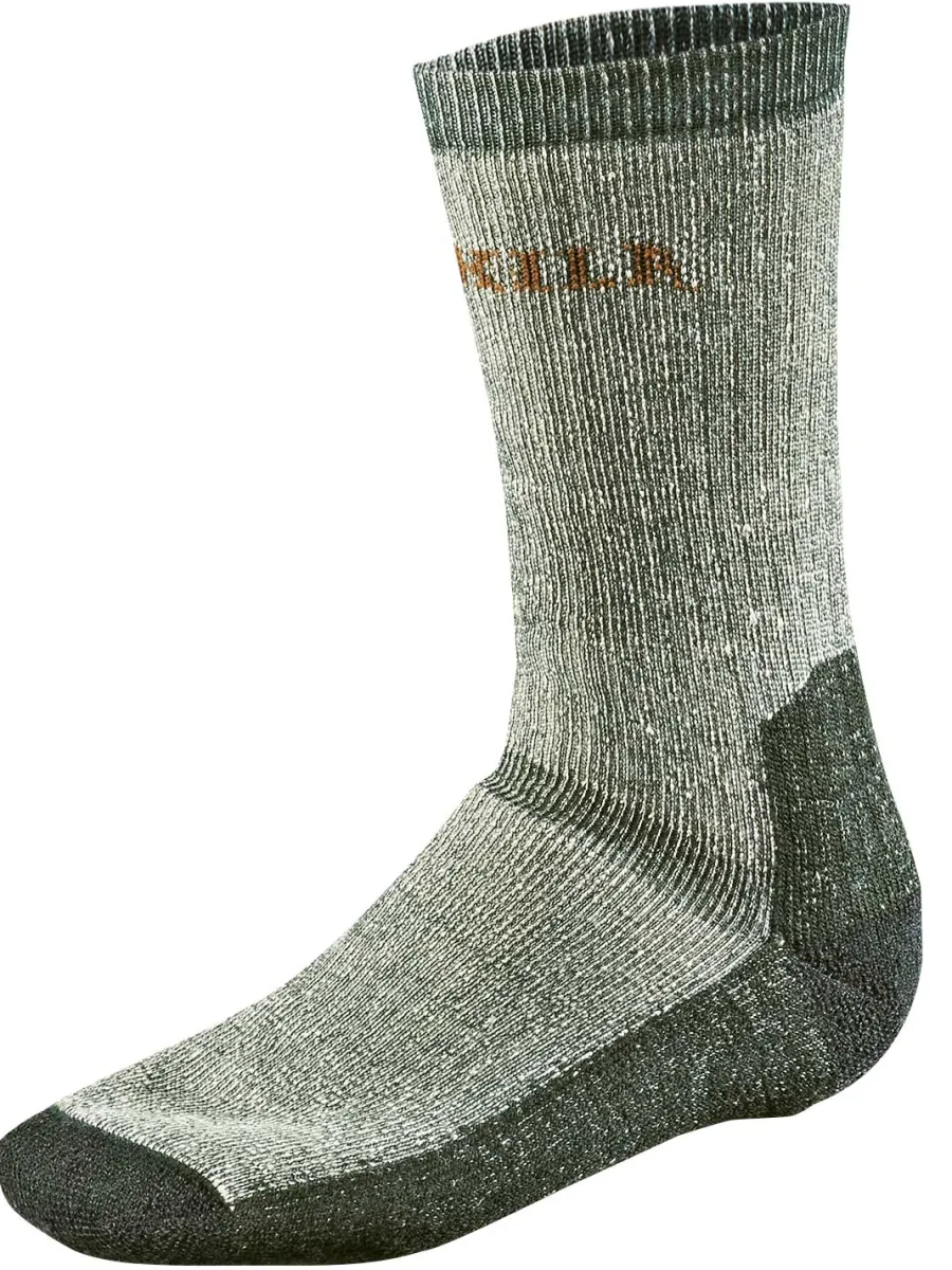 Harkila Expedition Socks - Merino Wool - Grey & Green