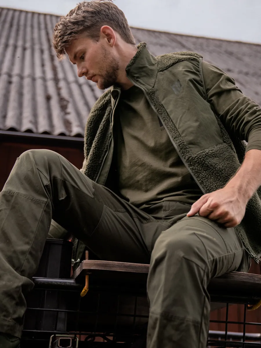 Harkila Fjell Polar Waistcoat - Mens - Rosin Green