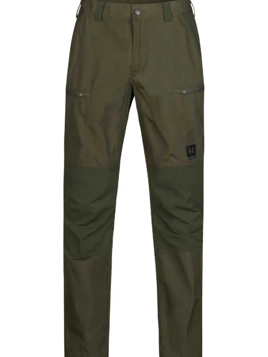 Harkila Fjell Trousers - Mens - Forest Night / Rosin