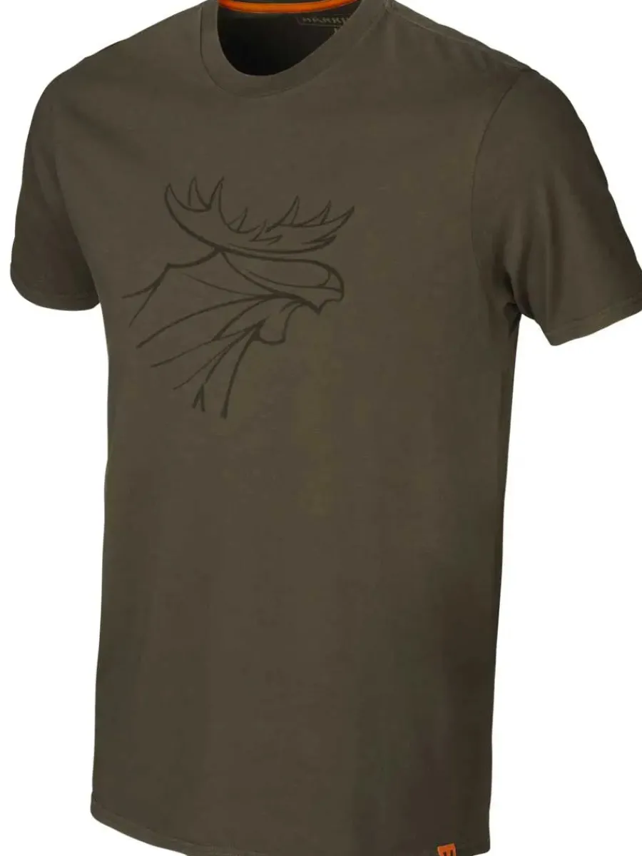 harkila_graphic_tshirt__m_2.webp Harkila Graphic T-shirt - Mens - 2-pack Willow Green & Slate Brown