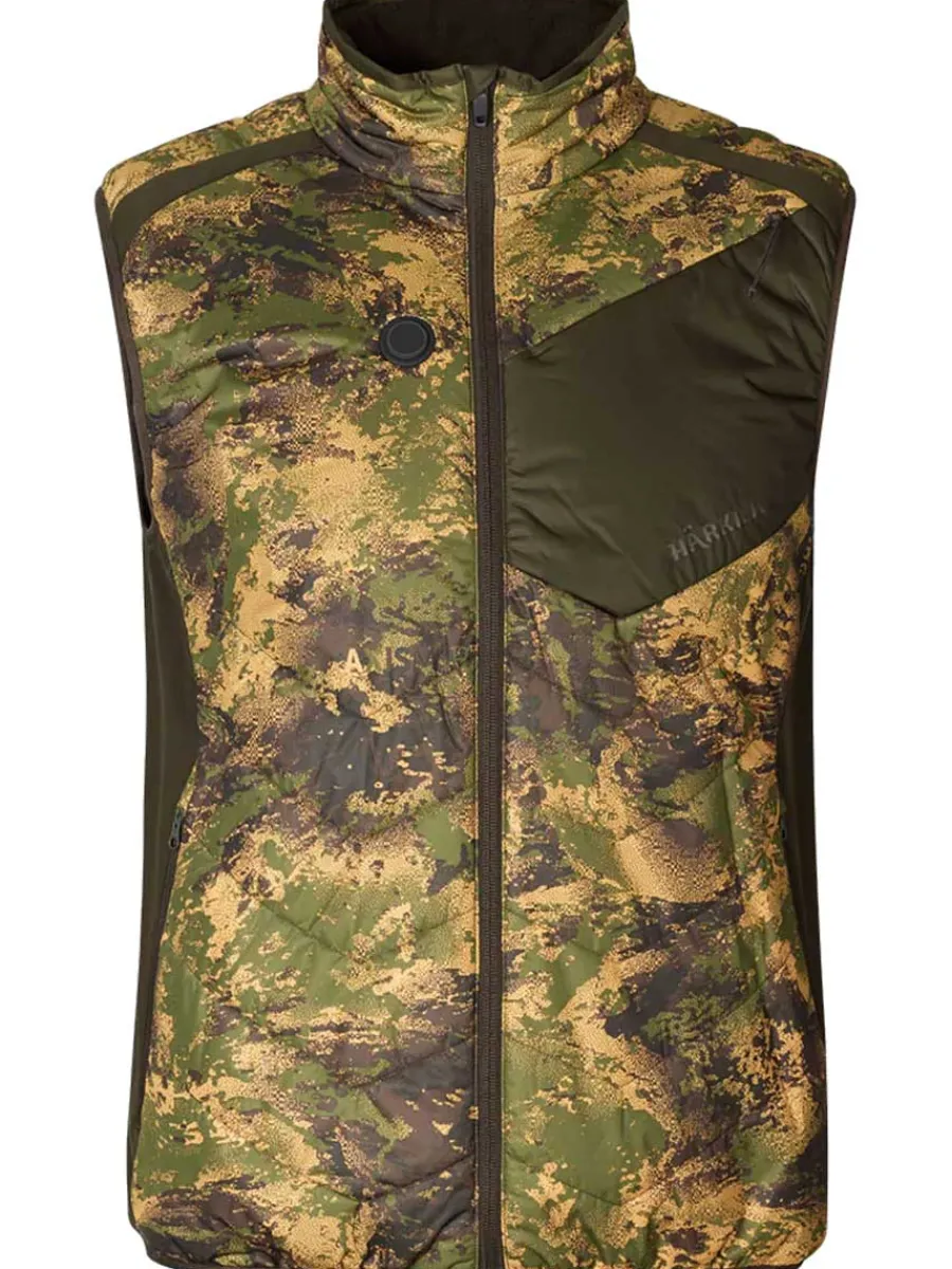 Harkila Heat Control Camo Waistcoat - Mens Vest - AXIS MSP Forest