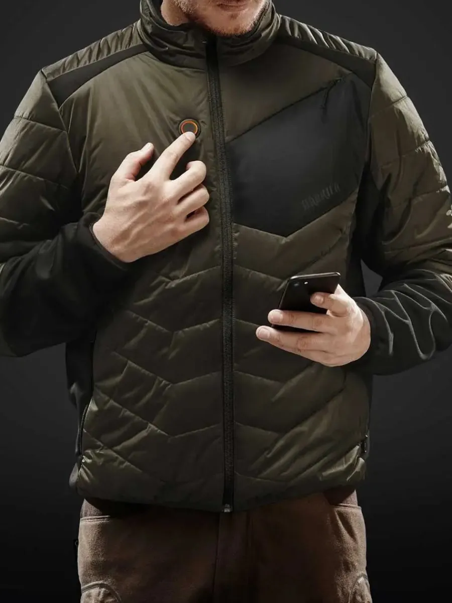 Harkila Heat Control Jacket - Mens - Willow Green & Black