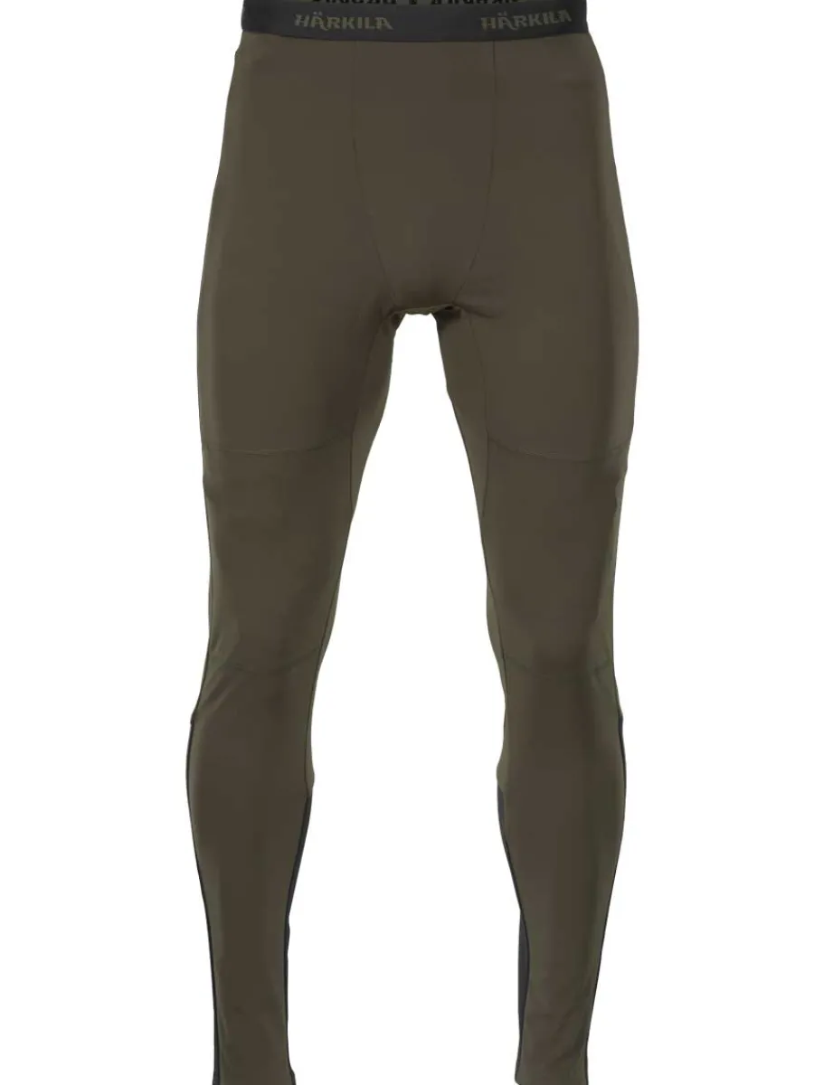 Women Harkila Heat Control Long Johns - Mens - Willow Green & Black