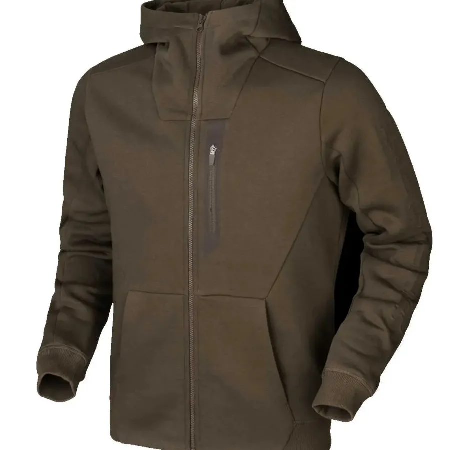 Harkila Hoodie - Mens Full Zip - Willow green
