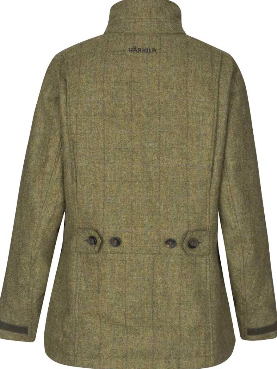 harkila_jura_gtx_waterpro_8.webp Women Harkila Jura GTX Waterproof Tweed Jacket - Womens - Olive