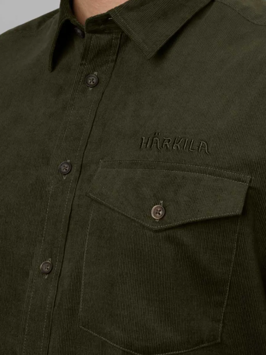 Harkila Kaldfjord Corduroy Shirt - Mens - Willow Green