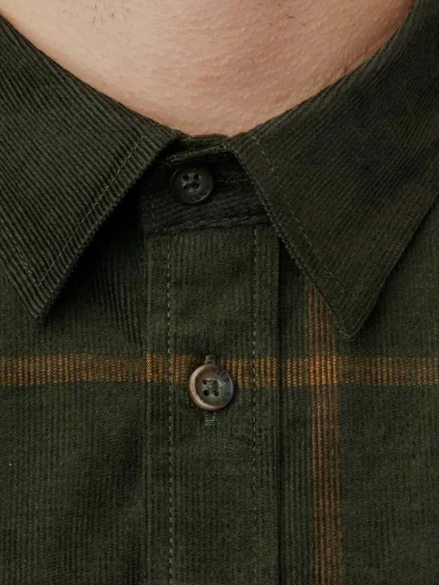 harkila_kaldfjord_corduro_5.webp Harkila Kaldfjord Corduroy Shirt - Mens - Willow Green Check
