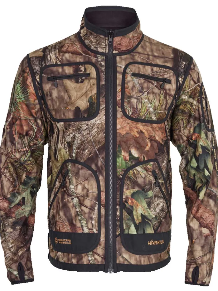 Harkila Kamko Reversible WSP Fleece Jacket - Mens - MossyOak Break-up