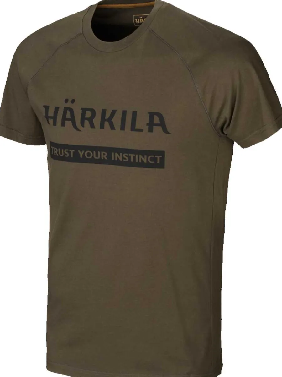 Harkila Logo T-shirt - Mens - Willow Green
