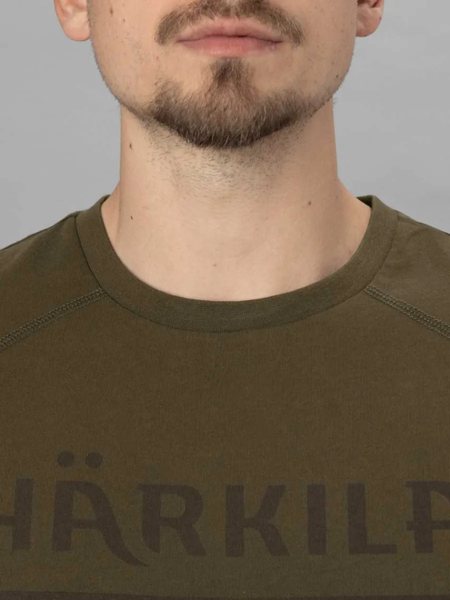 harkila_logo_tshirt__mens_2.webp Harkila Logo T-shirt - Mens - Willow Green