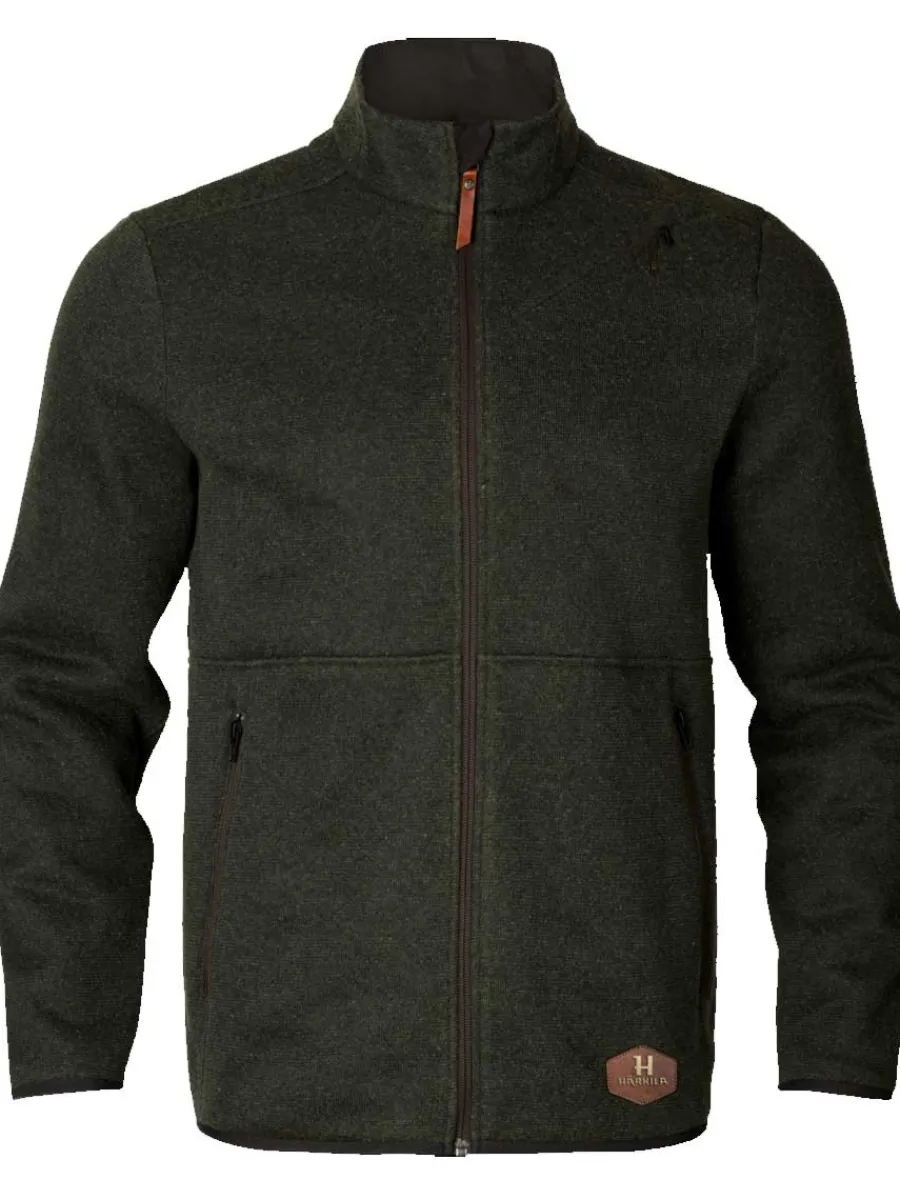 Harkila Metso Full Zip Sweater - Mens - Willow Green