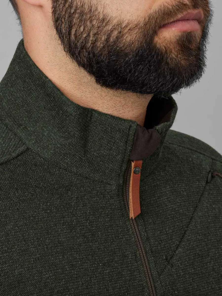 Harkila Metso Full Zip Sweater - Mens - Willow Green
