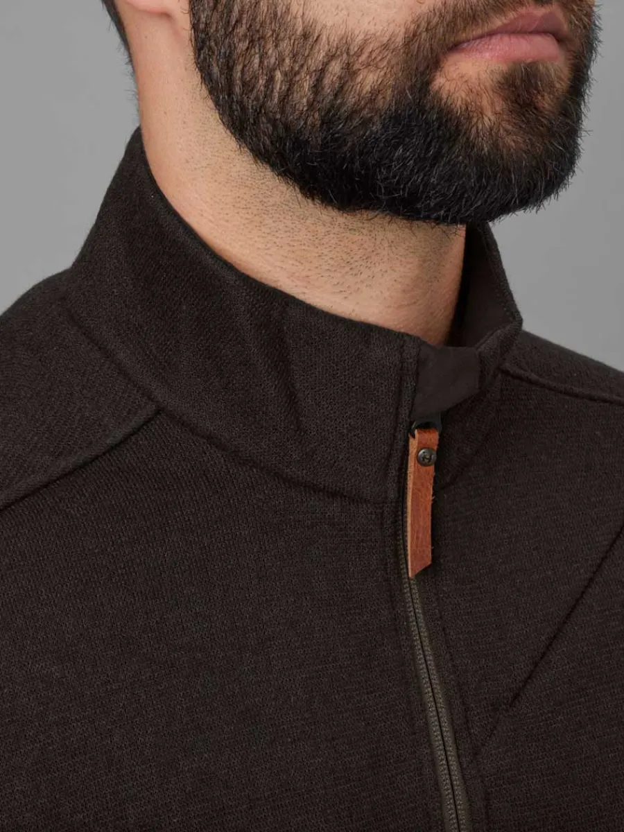 harkila_metso_half_zip_sw_1.webp Harkila Metso Half Zip Sweater - Mens - Shadow Brown