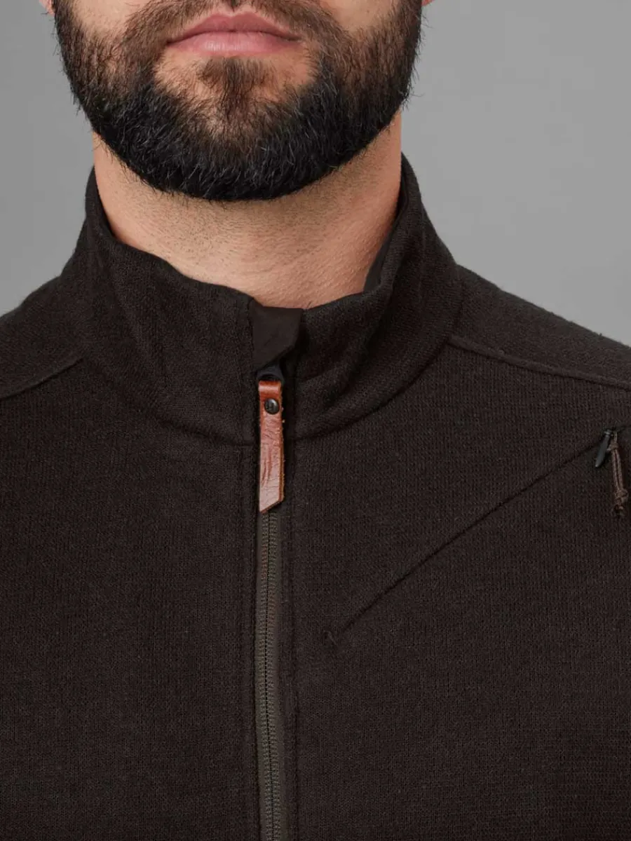 harkila_metso_half_zip_sw_2.webp Harkila Metso Half Zip Sweater - Mens - Shadow Brown