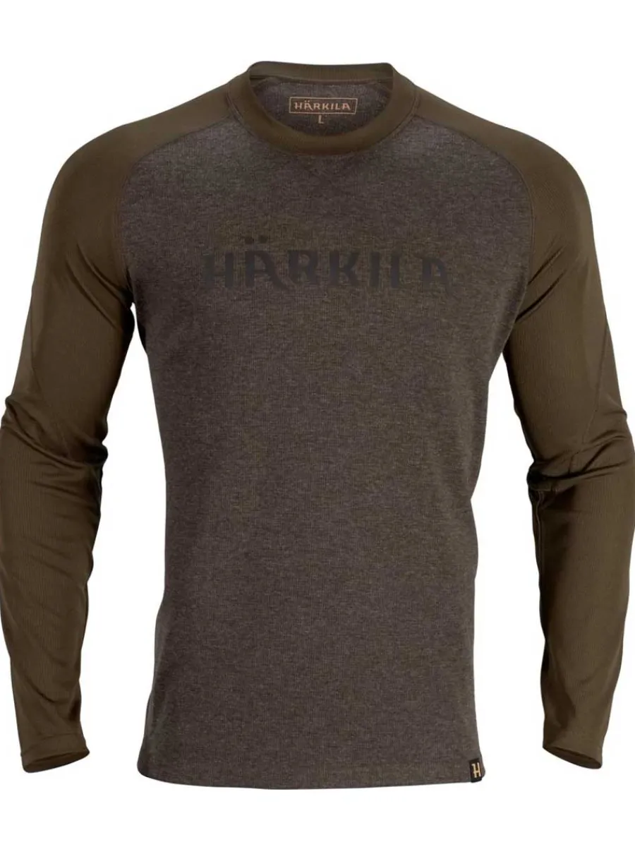 Harkila Metso Long Sleeve T-Shirt - Mens - Willow Green