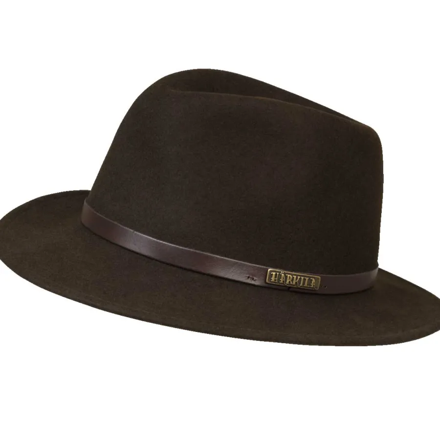 Harkila Metso Water-Repellent Wool Hat - Shadow Brown