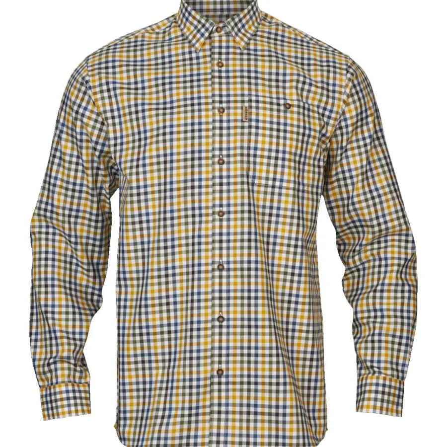 Harkila Milford Shirt - Mens Fine Twill Cotton - Grape Leaf