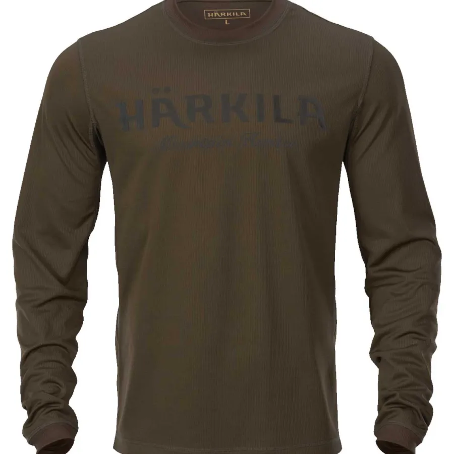 Harkila Mountain Hunter Long Sleeve T-shirt - Mens - Hunting Green