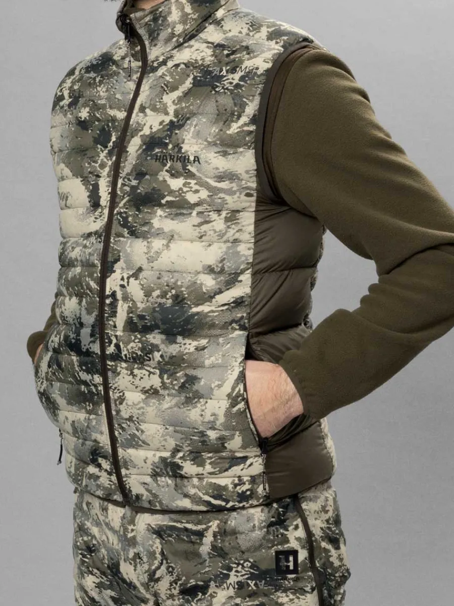 harkila_mountain_hunter_r_5.webp Harkila Mountain Hunter Reversible Down Waistcoat - Mens - AXIS MSP Mo
