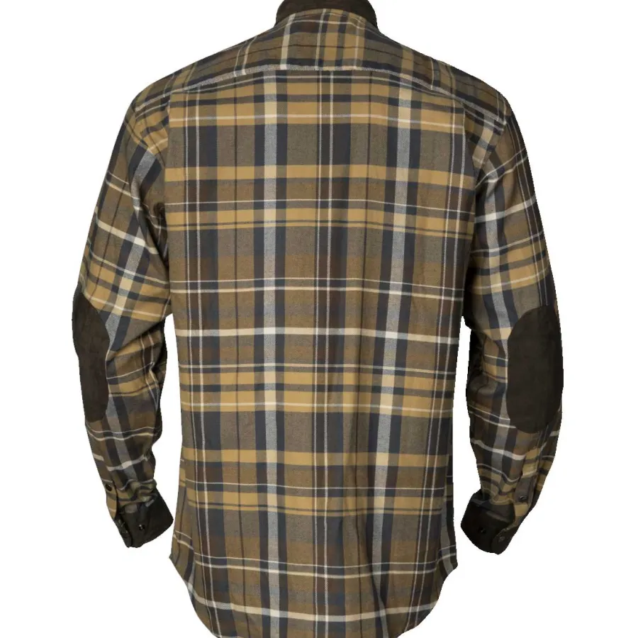 harkila_pajala_shirt__men_3-5.webp Harkila Pajala Shirt - Mens Brushed Cotton - Antique Bronze Check