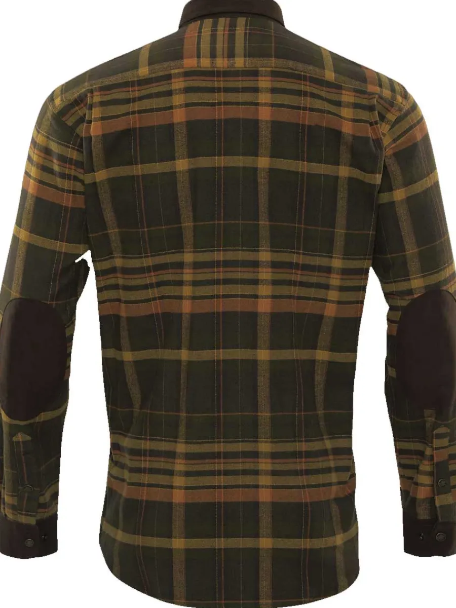 harkila_pajala_shirt__men_4-3.webp Harkila Pajala Shirt - Mens Brushed Cotton - Green/Brown Check