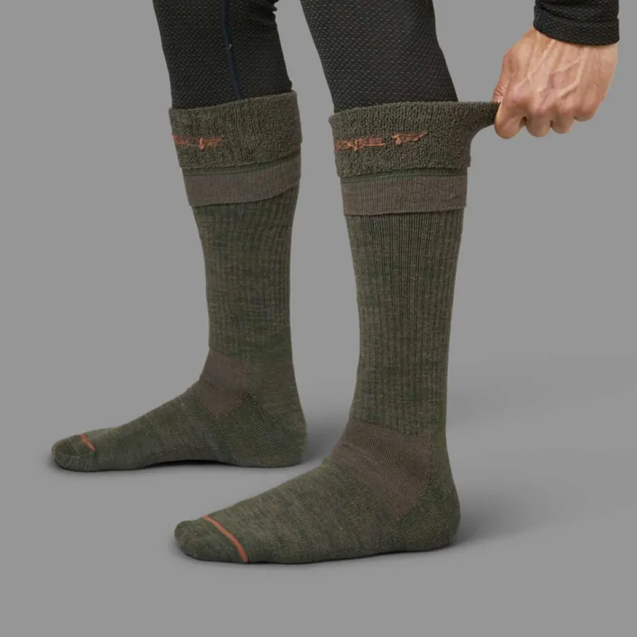 Harkila Pro Hunter 2.0 Long Socks - Merino Wool With NanoGlide - Willo