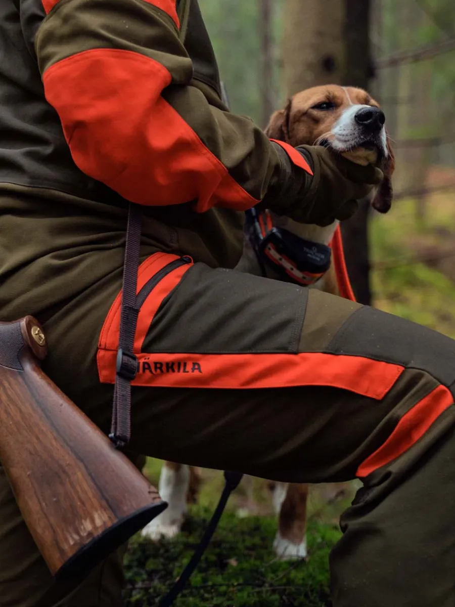 harkila_pro_hunter_dog_ke_1-1.webp Harkila Pro Hunter Dog Keeper GTX Trousers - Mens - Willow Green & Ora