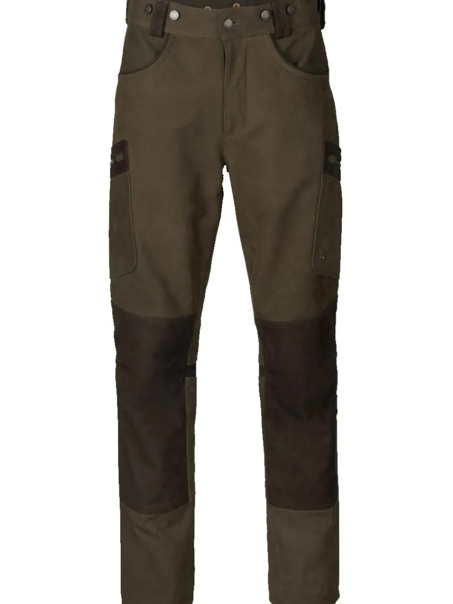 Harkila Pro Hunter Leather Trousers - Mens - Willow Green