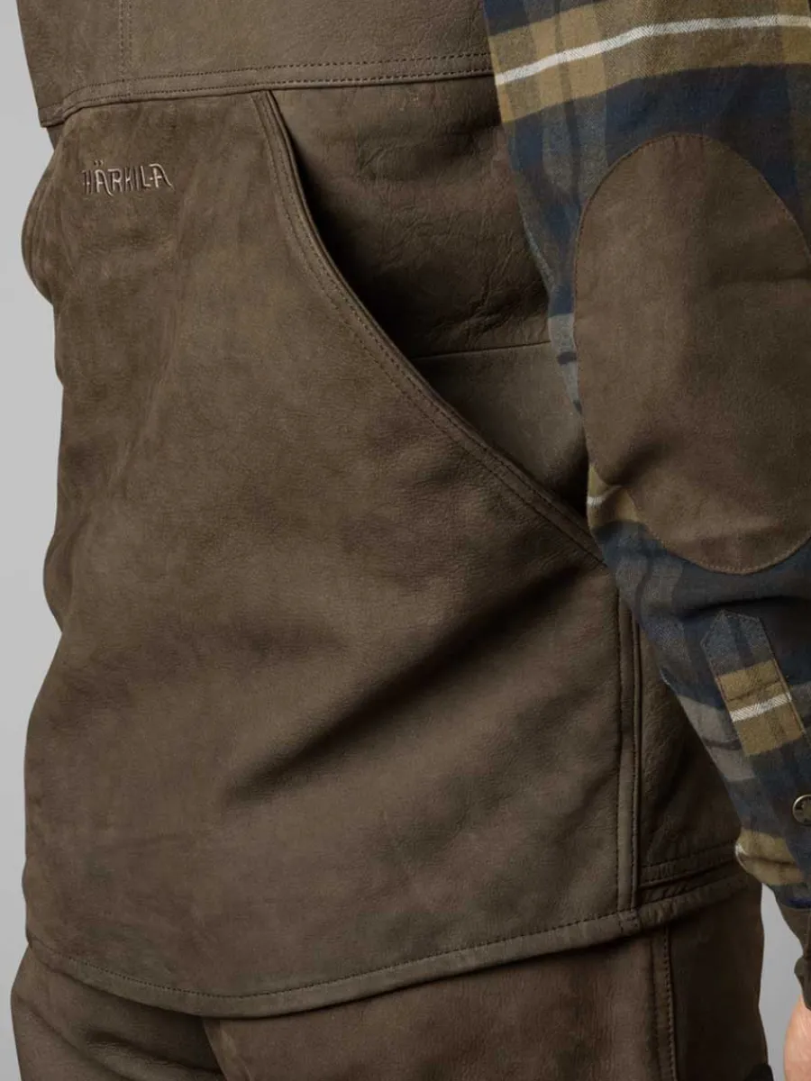 harkila_pro_hunter_leathe_4-1.webp Harkila Pro Hunter Leather Waistcoat - Mens - Willow Green