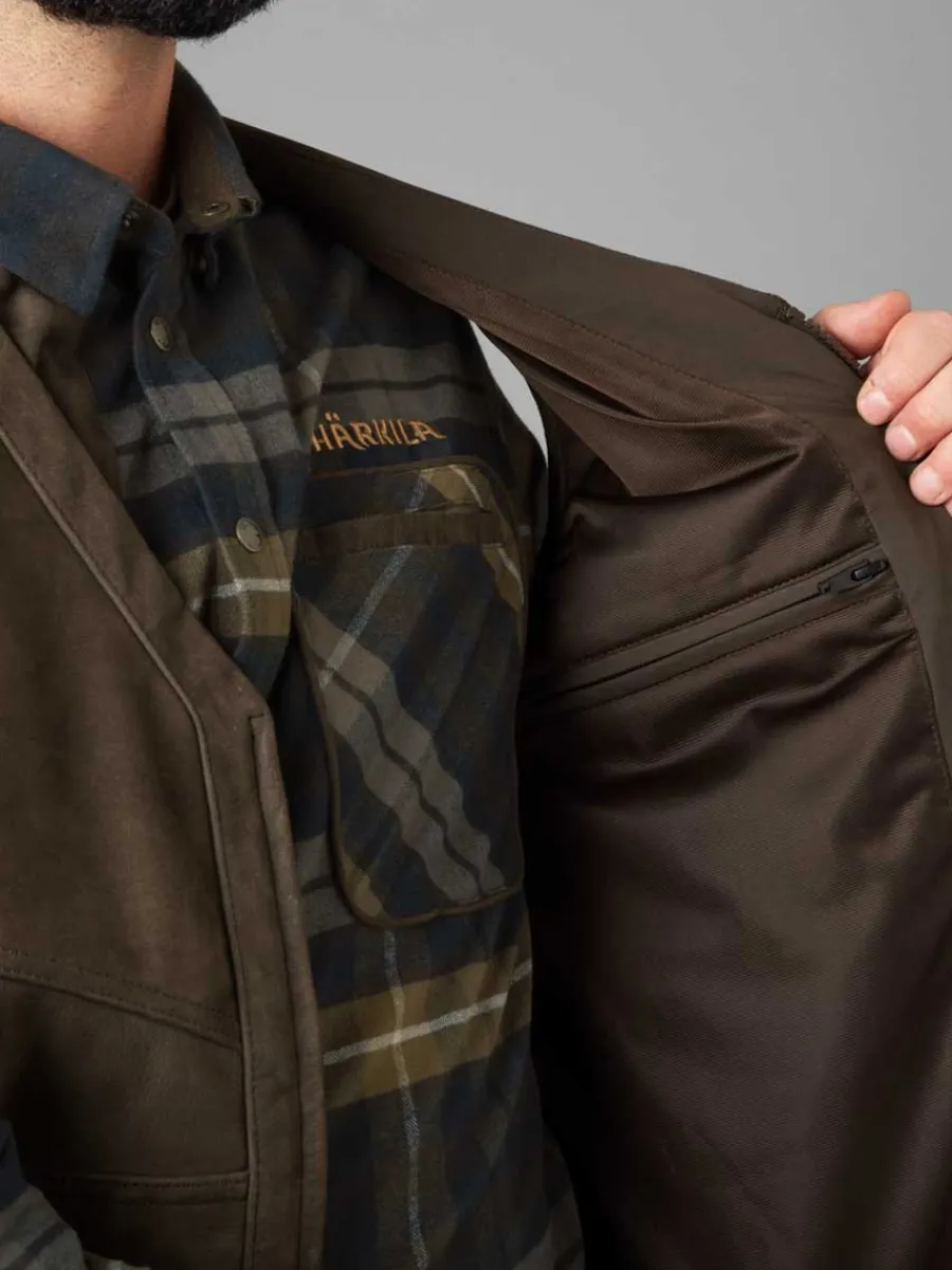 harkila_pro_hunter_leathe_5-1.webp Harkila Pro Hunter Leather Waistcoat - Mens - Willow Green
