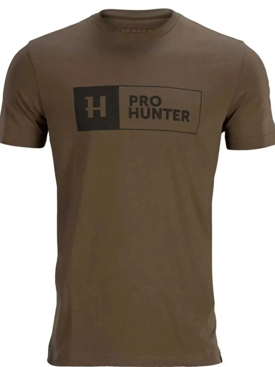 Harkila Pro Hunter Short Sleeve T-Shirt - Mens - Slate Brown