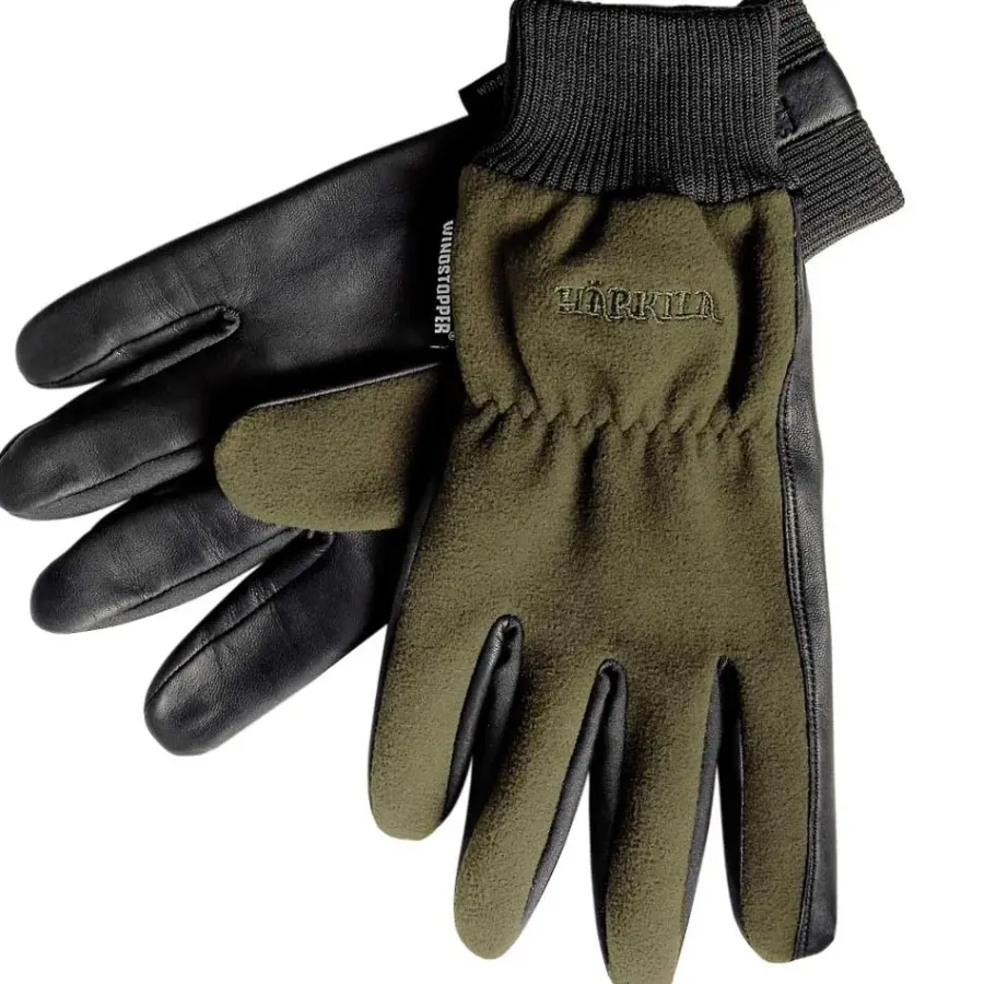 Harkila Pro Shooter Gloves - Windstopper - Green