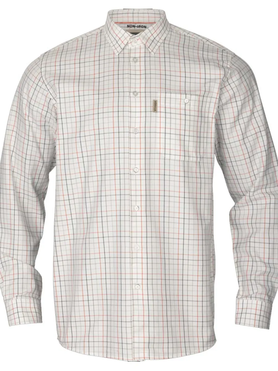 Harkila Retrieve Shirt - Mens 100% Cotton - Bloodstone Check