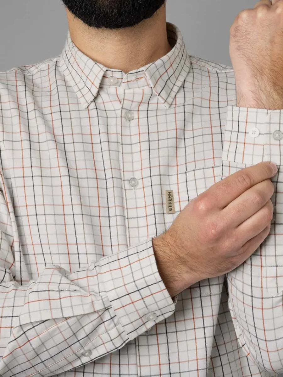harkila_retrieve_shirt__m_2.webp Harkila Retrieve Shirt - Mens 100% Cotton - Bloodstone Check