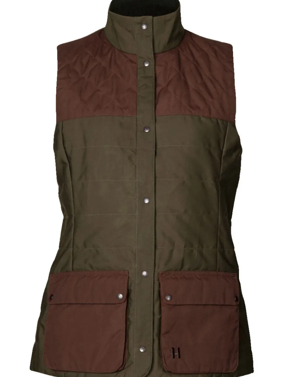 Women Harkila Retrieve Waistcoat - Ladies - Shadow Brown