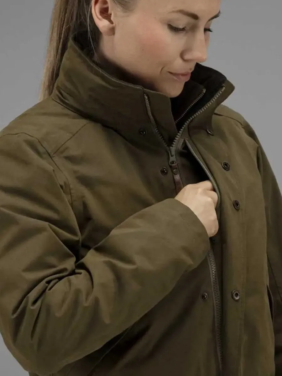 harkila_retrieve_waterpro_4.webp Women Harkila Retrieve Waterproof Jacket - Womens - Warm Olive