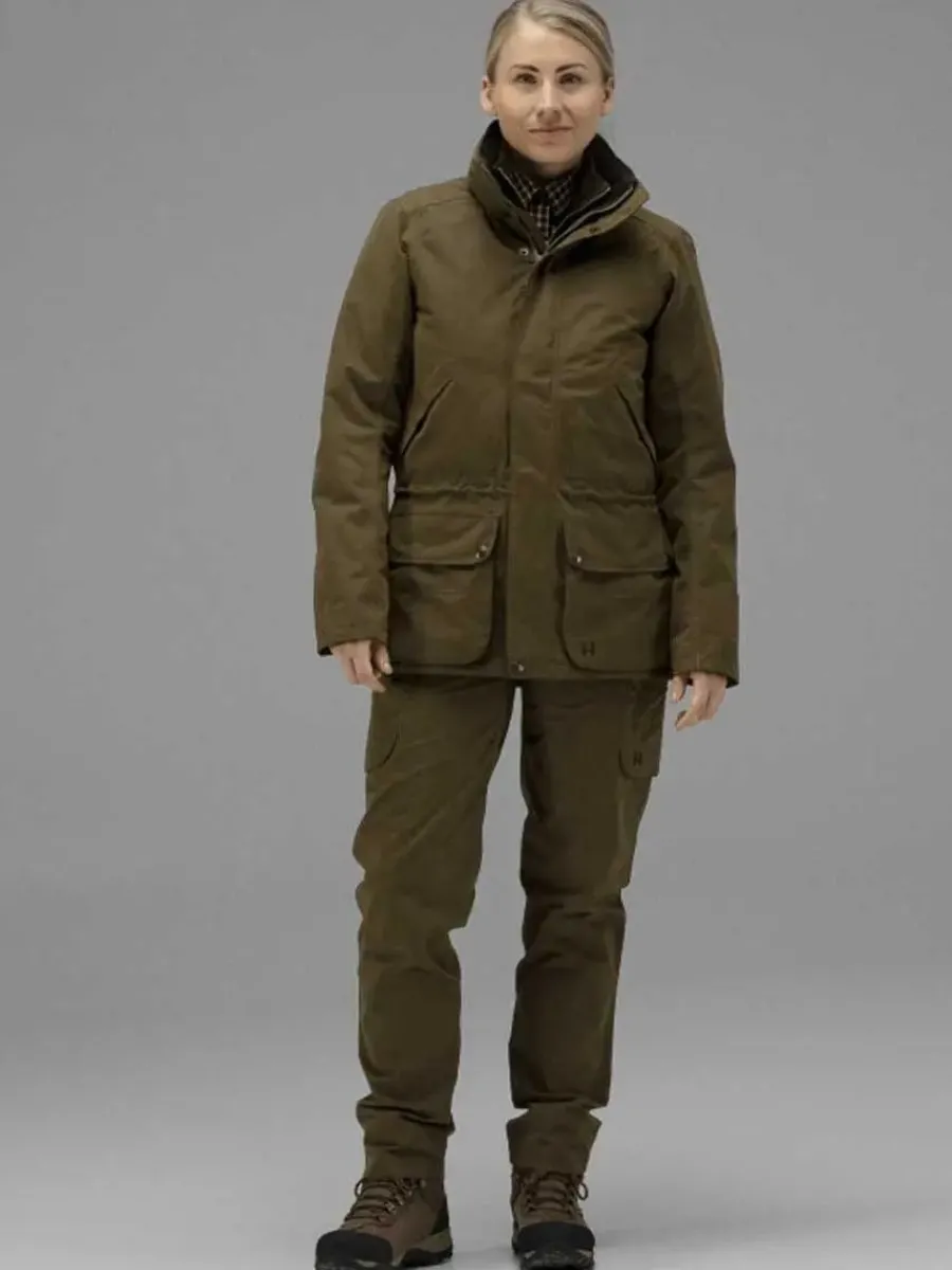 harkila_retrieve_waterpro_7.webp Women Harkila Retrieve Waterproof Jacket - Womens - Warm Olive