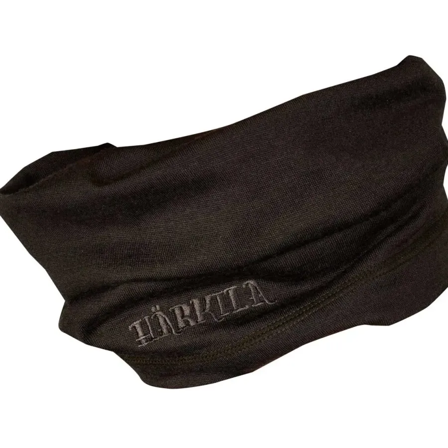 Harkila Roll Collar - All Season Merino Wool - Shadow Brown