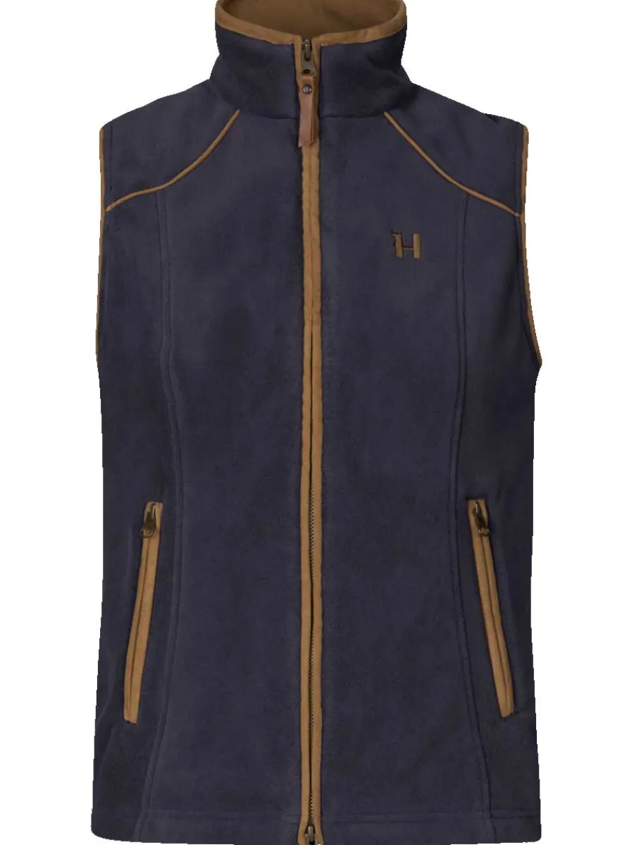 Women Harkila Sandhem 200 Fleece Gilet - Women's - Deep Well Purple