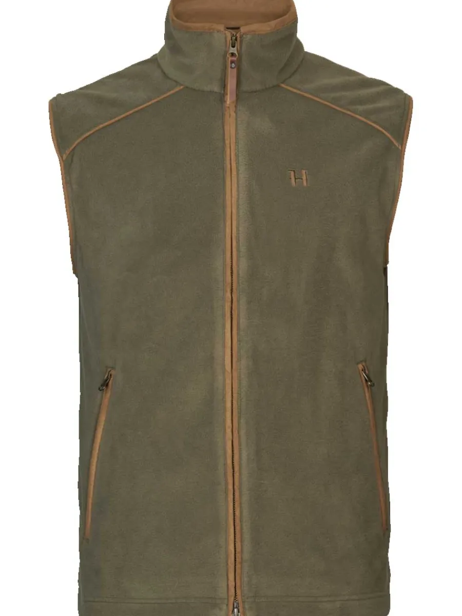 Harkila Sandhem 200 Fleece Gilet - Mens Polartec - Grape Leaf